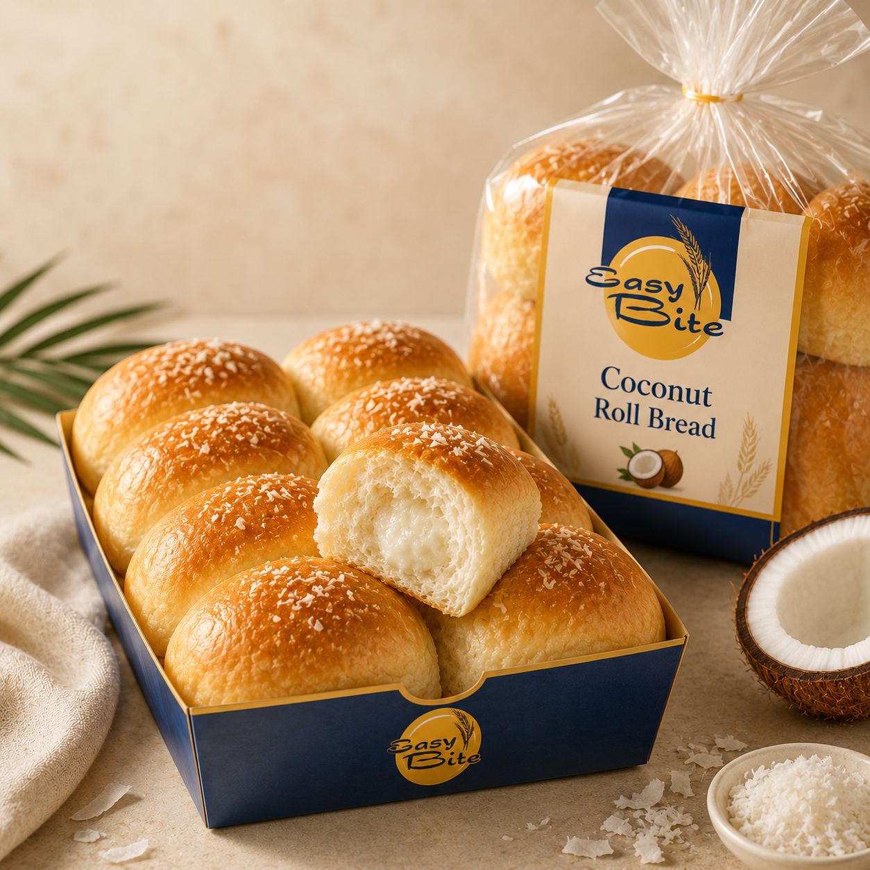 Coconut Roll Bread